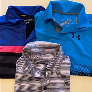 Boys golf polos size small/8